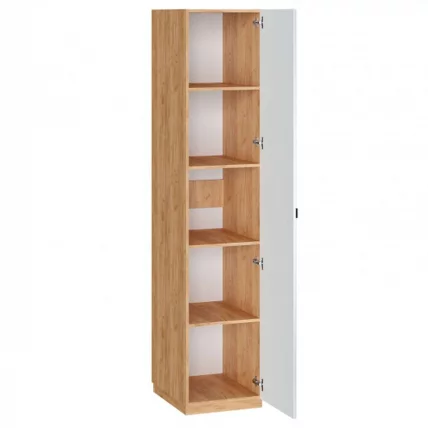 Шкаф одностворчатый Бари ЛД 698.170.000 Дуб Золотой Белый_1