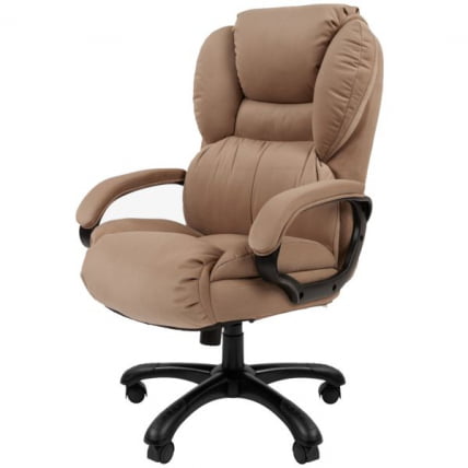 Кресло руководителя CHAIRMAN 434 HOME велюр Темно-бежевый_1