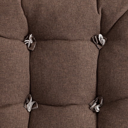 Кресло Charli / Чарли без подлокотника рогожка, коричневый, 3М7-147, 70х70х84 см_17