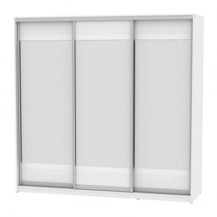 Шкаф-купе B-230х235х60-3(Белый-D10D10D10)_0
