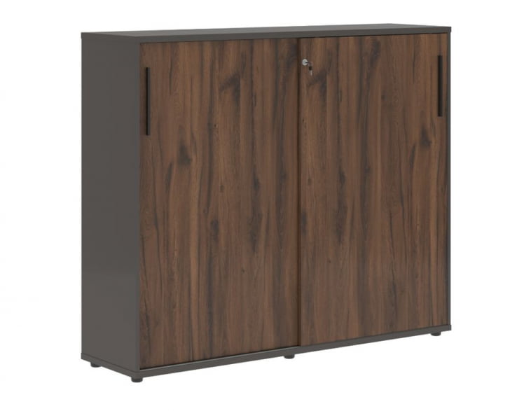 Шкаф с дверьми-купе EDIS EMC 1643 Дуб Денвер темный Черный Мокко_0