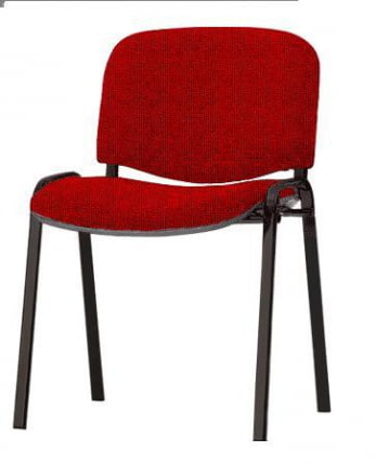 Стул ЗП_УП_ЕЧаир Рио ИЗО чёрн ткань красная 550721 / ZP_UP_EChair Rio_2