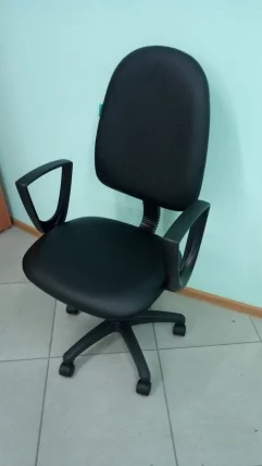 Кресло компьютерное Бюрократ CH-1300N/OR-16 Черный Престиж_5