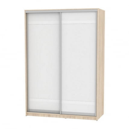 Шкаф-купе B-220х160х60-1(ДСС-Белый-D9D9)_0