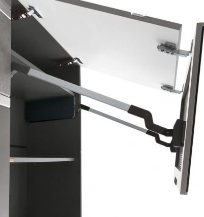 Шкаф-витрина со складной системой Грейс 105.80 Оникс Кубанит_1