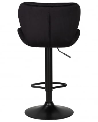 Стул барный DOBRIN BARNY BLACK (черный велюр (MJ9-101))_4