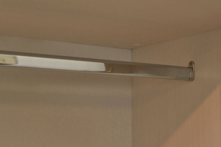 Шкаф четырехдверный Марлен 493 Кремовый белый Патина_5