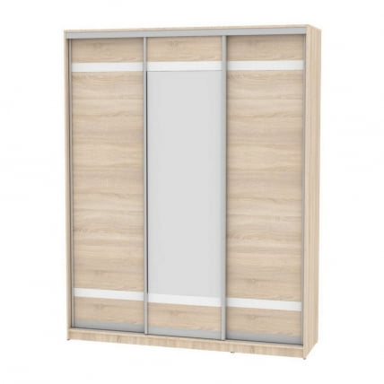 Шкаф-купе Б-220х180х60-3(ДСС-Д9Д10Д9) / B-220х180х60-3(ДСС-D9D10D9)_0