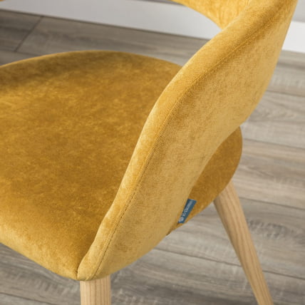 Кресло Hugs желтый/нат.дуб_6