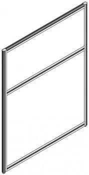 Перегородка 1150 мм RAND RP115SS160 Дуб сонома светлый_0