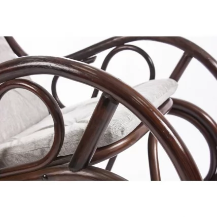 Кресло-качалка CLASSIC MI-001 с подушкой Орех_3