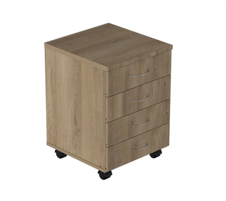 Тумба подкатная Р.Т-4 Серая_0