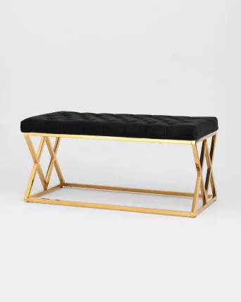 Банкетка ИНСИГНИЯ велюр Черный_1