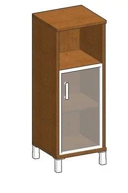Стеллаж стекло в раме В421.4 L Дуб девон_0