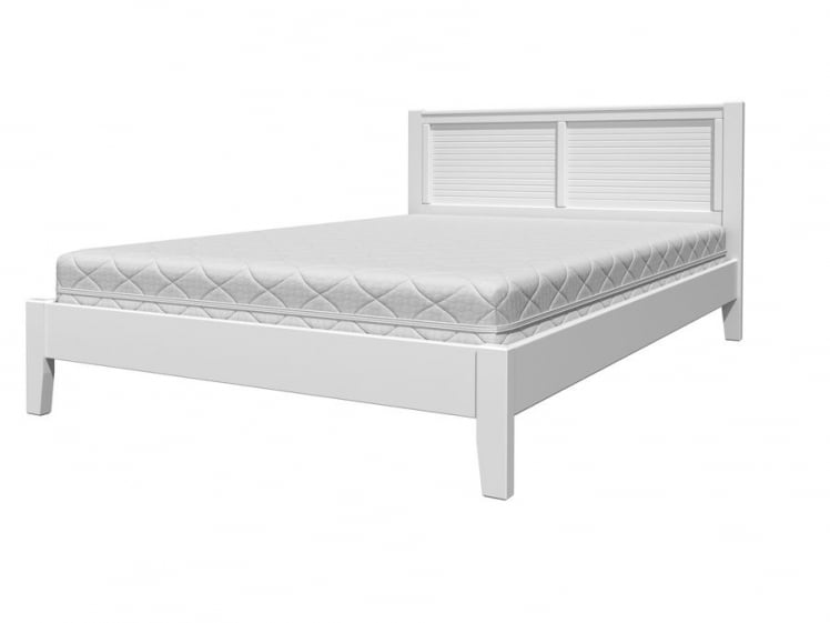 Кровать из массива Грация 3 200х140 Белый Античный_0