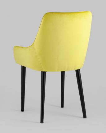 Стул Джоан велюр Желтый_5