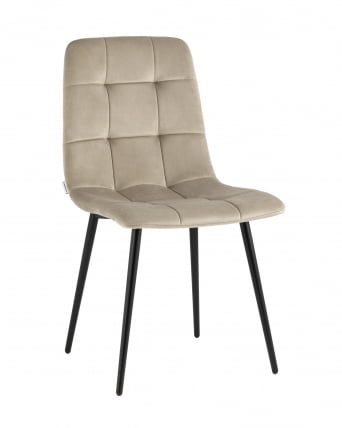 Стул Одди велюр бежевый 4 шт. комплект_1