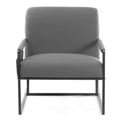 Кресло Charli LUX/Чарли Люкс К экокожа , Sharp Графит, 70х80х82 см_4