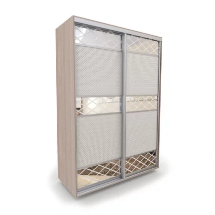 Шкаф-купе 2-х дверный Акцент-Лайн КР 1200х600 Ясень шимо светлый_0