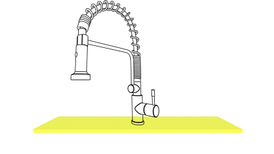 Подставка под кран Kit Kraken WING-GREEK ПодставкаПодКранWING-GULFYEL_0