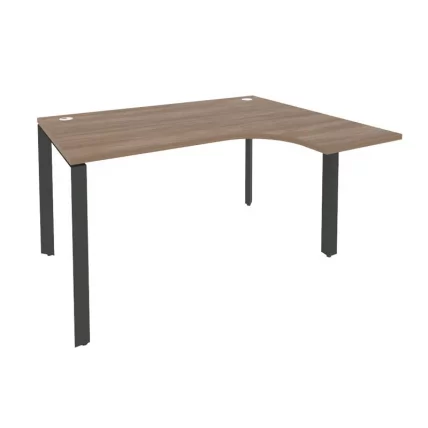 Стол эргономичный правый на П-образном м/к ONIX O.MP-SA-3R Дуб Аризона/Антрацит_0