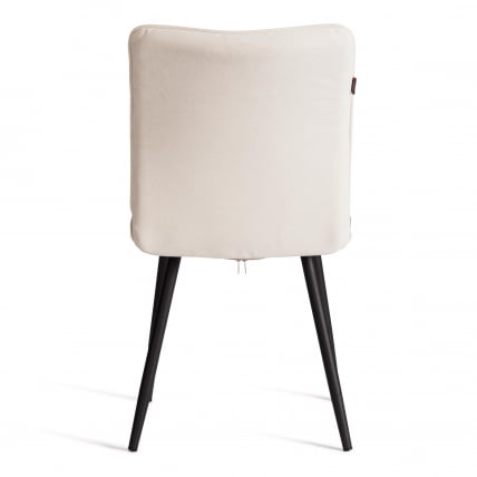 Стул обеденный Bari Bari LT, велюр, молочный/черный, 4, 41х55х89 см_3