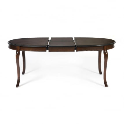 Стол раскладной Royal ( RY-T6EX ) дерево гевея/мдф, 150+44х106х75см, Tobacco_3