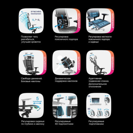 Кресло руководителя METTA Y 4DF B2-10D Комплект 1 Темно-коричневое_2