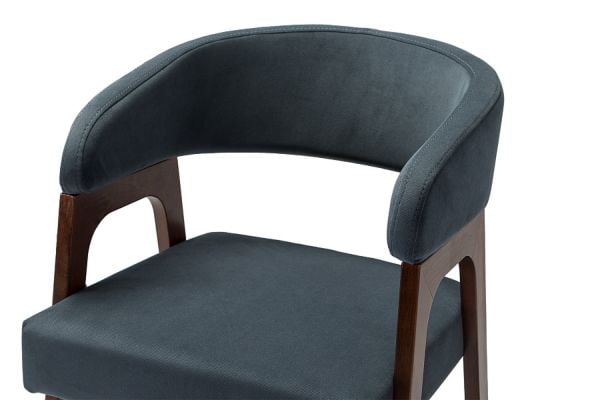 Кресло барное Baxter Б Grey/Темный орех_5