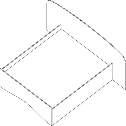 Кровать Проспект Гм.КР-22 венге_0