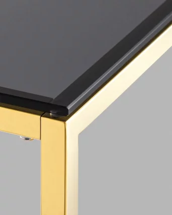 Консоль ТАУН 115x30 Золото (стекло smoke)_4