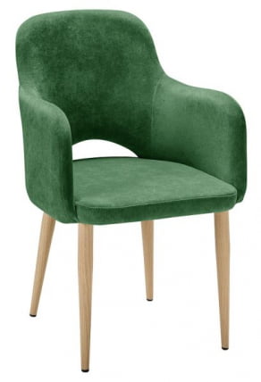 Стул Ledger К green grass/нат.дуб_0