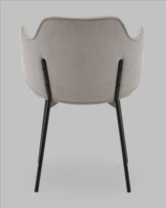 Стул Джиннет велюр светло-серый_4