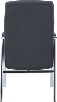 Кресло для посетителей Еверпроф Ситй Экокожа Черный / Everprof City_3