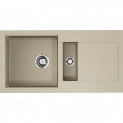 Мойка Omoikiri Sakaime 86-2-Sa Tetogranit/Бежевый_0