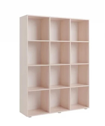 Стеллаж без фасадов ДМ12 Ясень шимо светлый/Ясень шимо темный_0