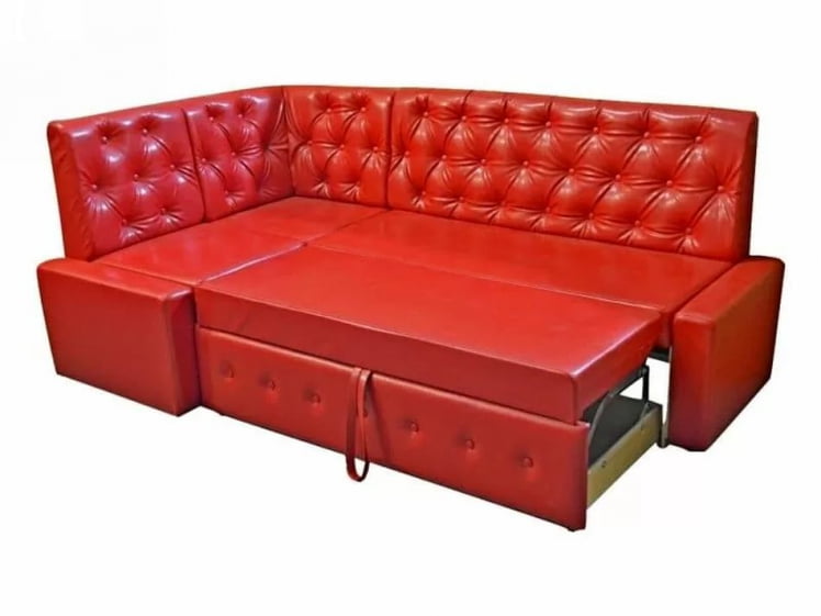 Диван угловой раскладной Зефир Комбинация 3 Остин Рэд_1