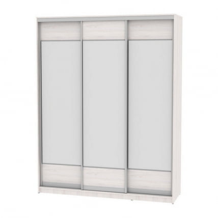Шкаф-купе B-230х180х60-3(ЯАС-D8D8D8)_0
