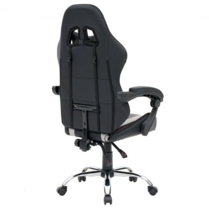 Кресло компьютерное CРОМЕКС (КРОМЕКС) Куантум ГМ-155 РГБ экокожа черное/красное/серое / CROMEX Quantum GM-155 RGB_5