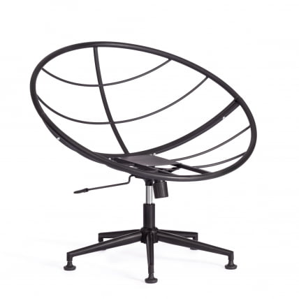 Кресло CLOUDE рогожка/металл, 97х98х90-96см, коричневый, 3М7-147_1