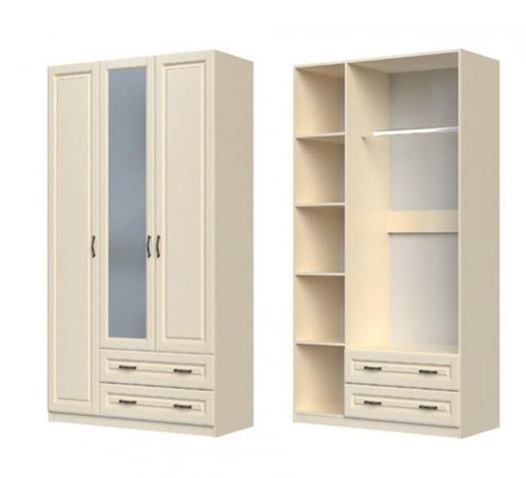 Комплект мебели для спальни Кантри №1 Слоновая кость_2