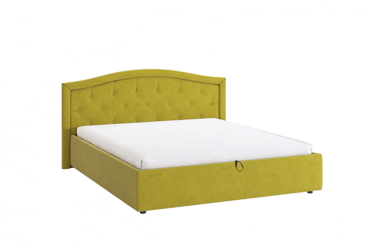 Кровать 1.6 Верона 2 с подъем. механизмом ЗП.КМ1.6-01.2 пудра (велюр) / ZP.KM1.6-01.2_4
