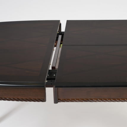 Стол раскладной Royal ( RY-T6EX ) дерево гевея/мдф, 150+44х106х75см, Tobacco_4