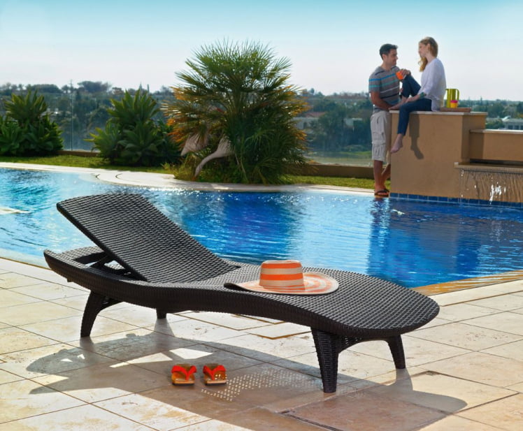 Шезлонг Pacific Черный_2