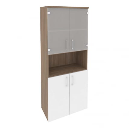 Шкаф высокий широкий ONIX O.ST-1.4 Дуб Аризона/Белый_0