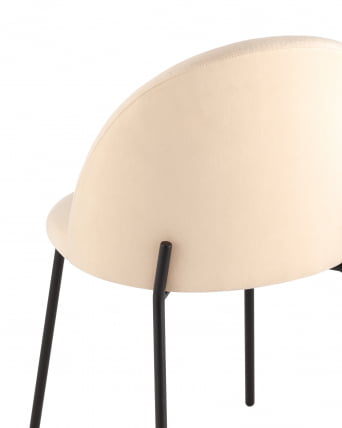 Стул Коди велюр Бежевый_6