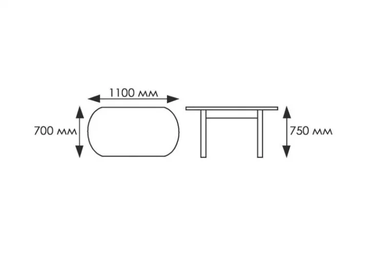 Стол обеденный Европейский фп Малина ЛДСП серый_2