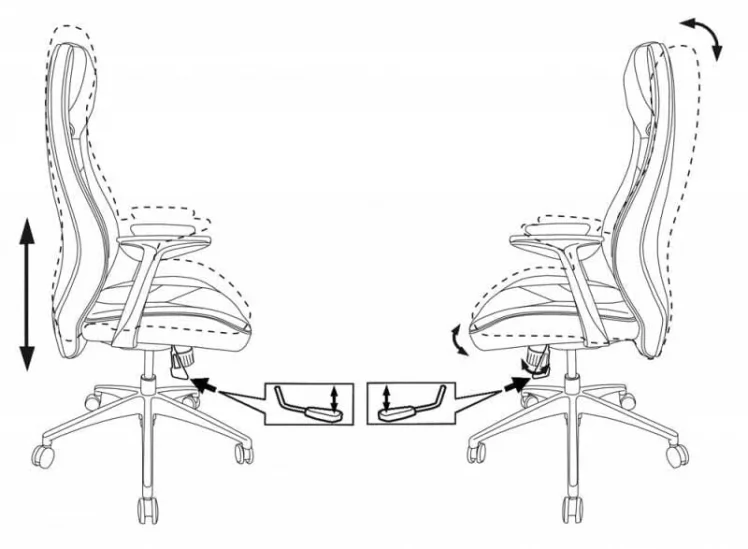 Кресло руководителя Бюрократ _Zen/Brown_6