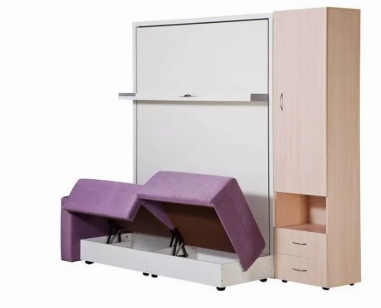 Шкаф-диван-кровать Смарт 1 3-в-1 правый 1600 Венге_1