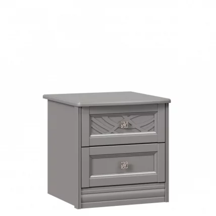 Тумба прикроватная Джулия ЛД 695.030.000 Оникс серый_0